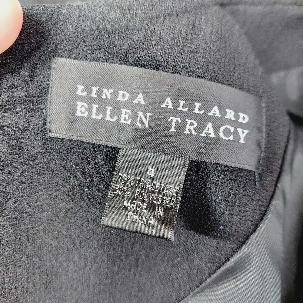 Linda Allard Ellen Tracy Long Sleeve Open Front Maxi Dress P5168 - Picture 6 of 9